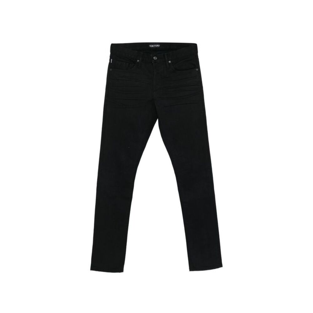 Tom Ford Black Denim - Slim-Fit Jeans Men